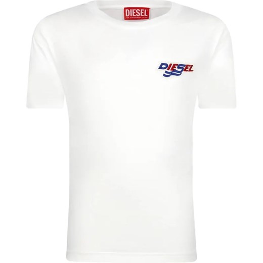 Diesel T-shirt | Regular Fit ze sklepu Gomez Fashion Store w kategorii T-shirty chłopięce - zdjęcie 184522068