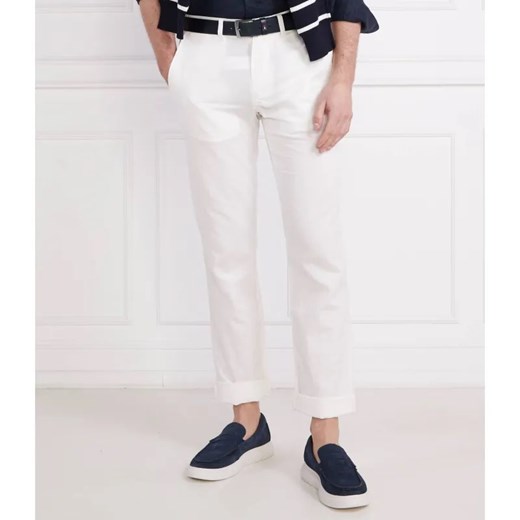 POLO RALPH LAUREN Lniane spodnie | Straight fit ze sklepu Gomez Fashion Store w kategorii Spodnie męskie - zdjęcie 184522328