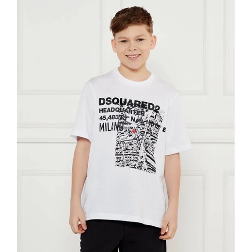 Dsquared2 T-shirt | Loose fit ze sklepu Gomez Fashion Store w kategorii Bluzki dziewczęce - zdjęcie 184522337