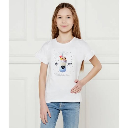 Guess T-shirt | Regular Fit ze sklepu Gomez Fashion Store w kategorii Bluzki dziewczęce - zdjęcie 184522339