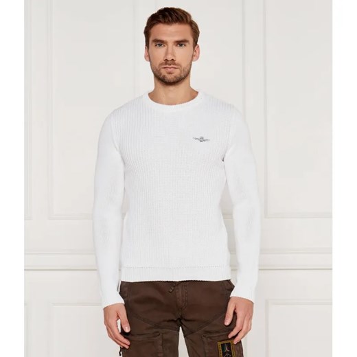 Aeronautica Militare Sweter | Regular Fit ze sklepu Gomez Fashion Store w kategorii Swetry męskie - zdjęcie 184522417