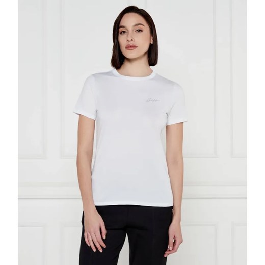 BOSS ORANGE T-shirt C_Elogo_print_7 | Regular Fit ze sklepu Gomez Fashion Store w kategorii Bluzki damskie - zdjęcie 184522419