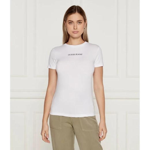 Guess Jeans T-shirt | Slim Fit ze sklepu Gomez Fashion Store w kategorii Bluzki damskie - zdjęcie 184522438