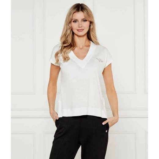 Aeronautica Militare T-shirt | Regular Fit ze sklepu Gomez Fashion Store w kategorii Bluzki damskie - zdjęcie 184522476