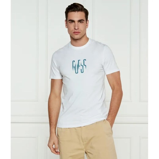GUESS T-shirt | Slim Fit ze sklepu Gomez Fashion Store w kategorii T-shirty męskie - zdjęcie 184522478