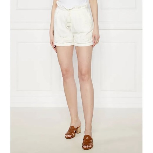 TWINSET Szorty | Loose fit | z dodatkiem lnu ze sklepu Gomez Fashion Store w kategorii Szorty - zdjęcie 184522498