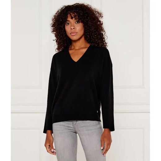 Liu Jo Wełniany sweter | Loose fit | z dodatkiem kaszmiru ze sklepu Gomez Fashion Store w kategorii Swetry damskie - zdjęcie 184522527