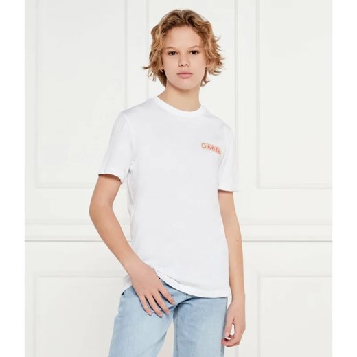 Calvin Klein Jeans T-shirt | Regular Fit ze sklepu Gomez Fashion Store w kategorii T-shirty chłopięce - zdjęcie 184522568