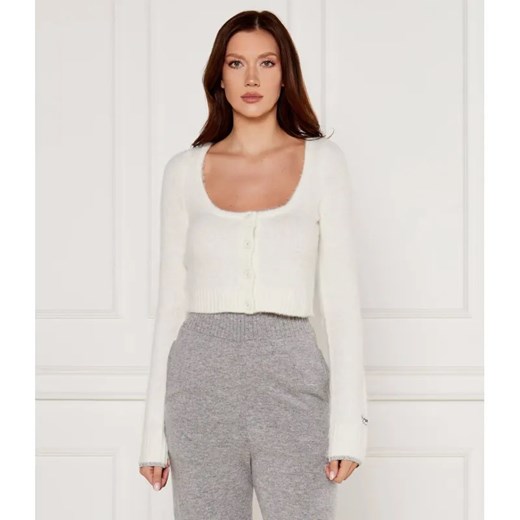 Pinko Kardigan COLORPOINT | Cropped Fit | z dodatkiem wełny ze sklepu Gomez Fashion Store w kategorii Swetry damskie - zdjęcie 184522585