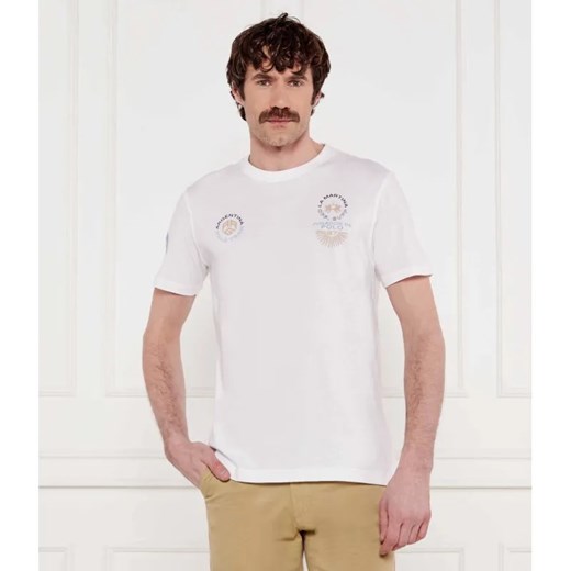 La Martina T-shirt | Regular Fit ze sklepu Gomez Fashion Store w kategorii T-shirty męskie - zdjęcie 184522599