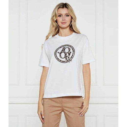 Joop! T-shirt | Regular Fit ze sklepu Gomez Fashion Store w kategorii Bluzki damskie - zdjęcie 184522616