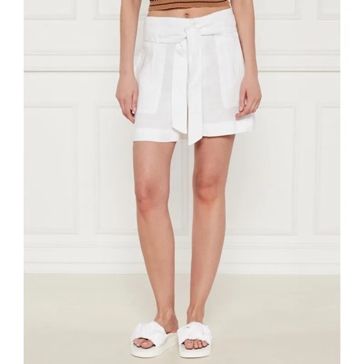 LAUREN RALPH LAUREN Lniane szorty | Regular Fit | high waist ze sklepu Gomez Fashion Store w kategorii Szorty - zdjęcie 184522628