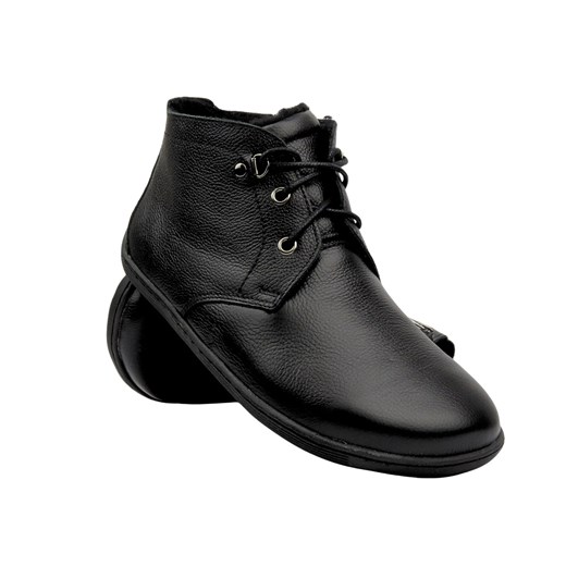 Barefoot botki minimalistyczne damskie czarne Helios Komfort 501P ze sklepu ulubioneobuwie w kategorii Botki - zdjęcie 184524438