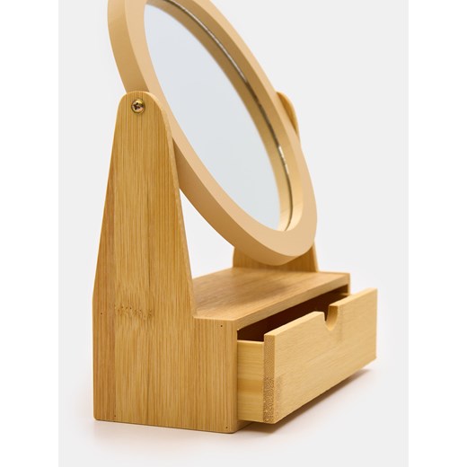 Sinsay - Lusterko z szufladką - beżowy Sinsay One Size Sinsay