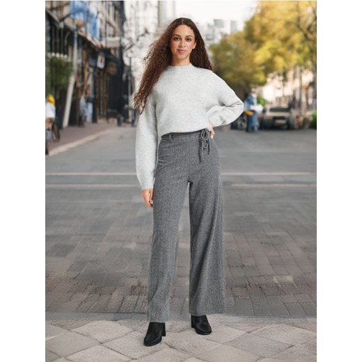 Sinsay - Spodnie wide leg - wielobarwny Sinsay XXS Sinsay