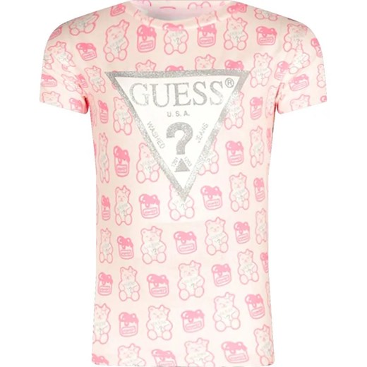 Guess T-shirt | Regular Fit ze sklepu Gomez Fashion Store w kategorii Bluzki dziewczęce - zdjęcie 184525955