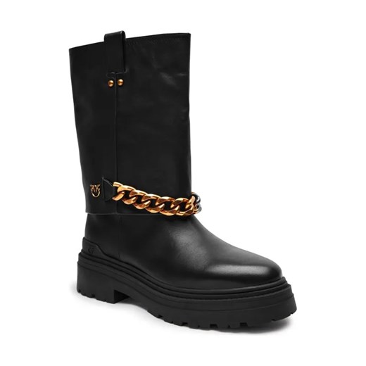 Pinko Skórzane botki MIA 12 ze sklepu Gomez Fashion Store w kategorii Botki - zdjęcie 184526169