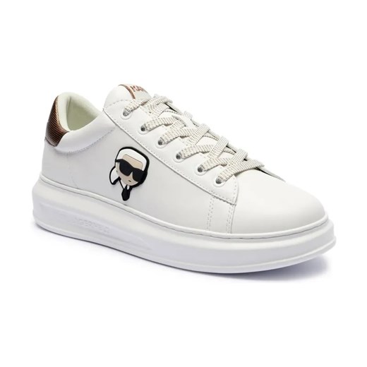 Karl Lagerfeld Skórzane sneakersy KAPRI ze sklepu Gomez Fashion Store w kategorii Buty sportowe męskie - zdjęcie 184526227