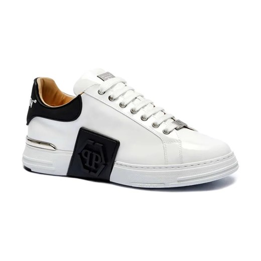 Philipp Plein Skórzane sneakersy Hexagon ze sklepu Gomez Fashion Store w kategorii Buty sportowe męskie - zdjęcie 184526238