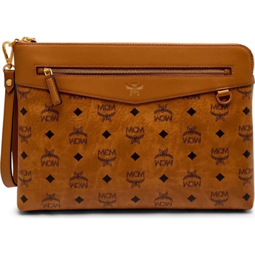 MCM Saszetka DIAMOND | z dodatkiem skóry ze sklepu Gomez Fashion Store w kategorii Saszetki - zdjęcie 184526339