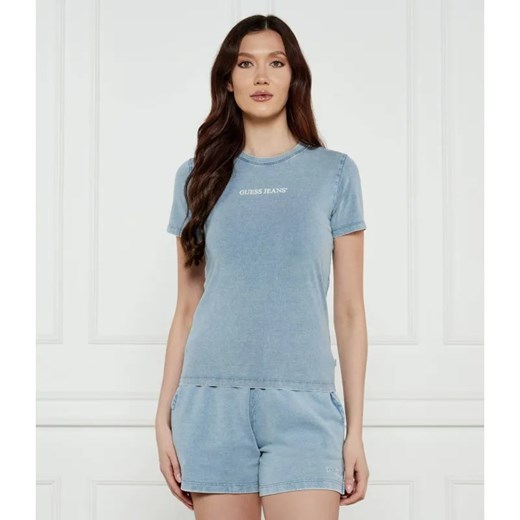 Guess Jeans T-shirt | Slim Fit ze sklepu Gomez Fashion Store w kategorii Bluzki damskie - zdjęcie 184526396