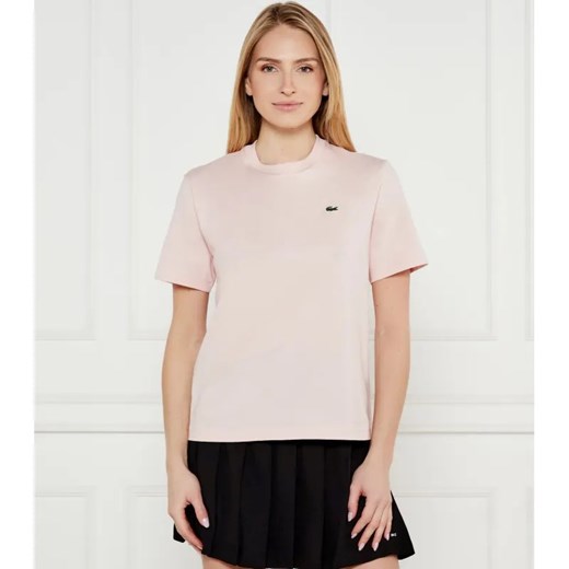 Lacoste T-shirt | Relaxed fit ze sklepu Gomez Fashion Store w kategorii Bluzki damskie - zdjęcie 184526455