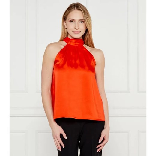 Liu Jo Satynowy top | Regular Fit ze sklepu Gomez Fashion Store w kategorii Bluzki damskie - zdjęcie 184526456