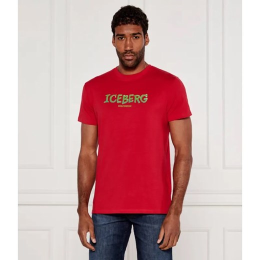 Iceberg T-shirt | Regular Fit ze sklepu Gomez Fashion Store w kategorii T-shirty męskie - zdjęcie 184526596
