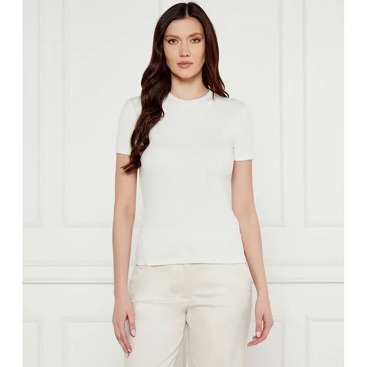 Calvin Klein T-shirt | Slim Fit ze sklepu Gomez Fashion Store w kategorii Bluzki damskie - zdjęcie 184526605