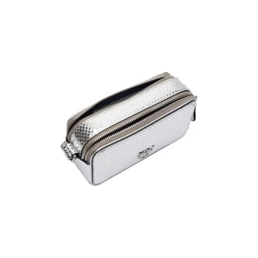 Pinko Skórzana torebka na ramię CAMERA CASE Pinko One Size okazja Gomez Fashion Store