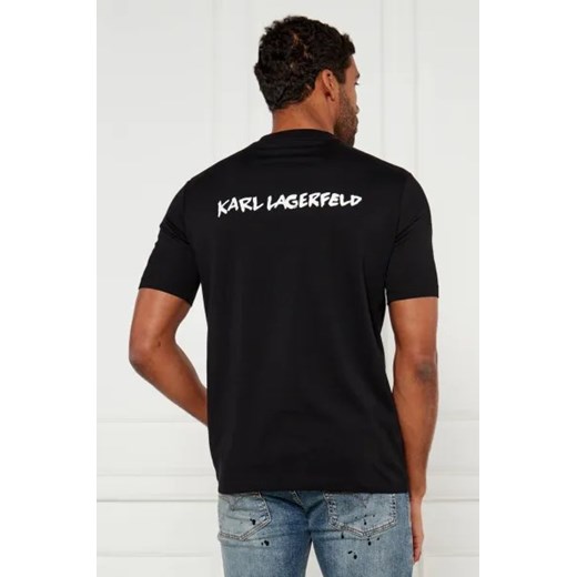 T-shirt męski Karl Lagerfeld bawełniany jesienny 