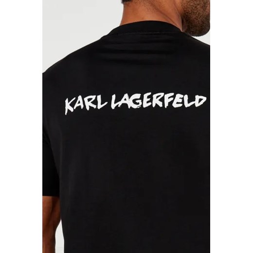 T-shirt męski Karl Lagerfeld jesienny bawełniany 