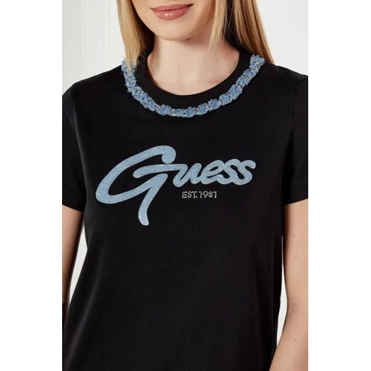 GUESS T-shirt CHAIN | Regular Fit Guess M wyprzedaż Gomez Fashion Store