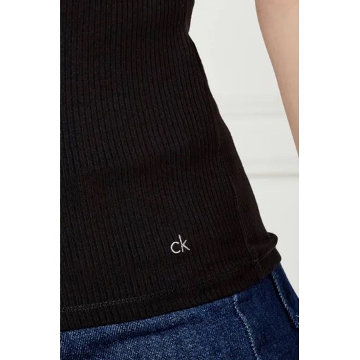 Calvin Klein T-shirt | Slim Fit Calvin Klein L wyprzedaż Gomez Fashion Store