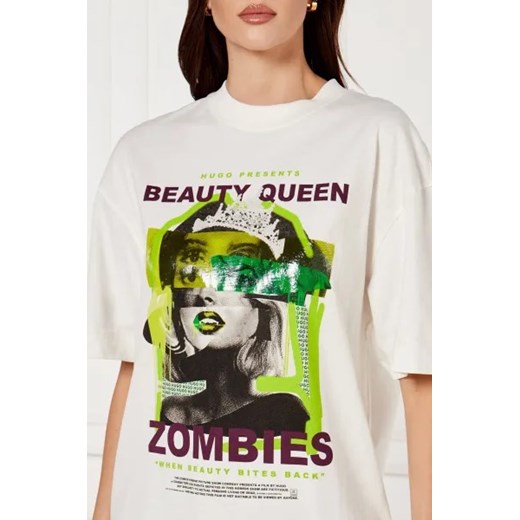 HUGO T-shirt Dargex | Oversize fit XS okazja Gomez Fashion Store