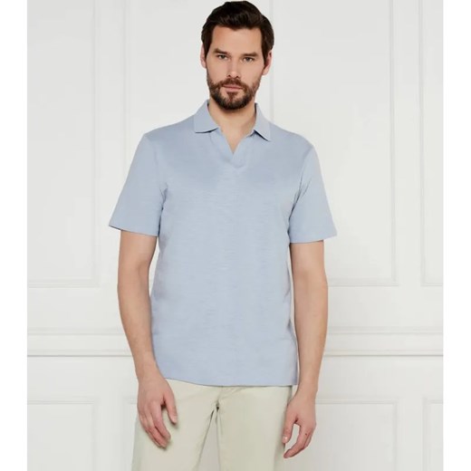 Calvin Klein Polo | Regular Fit | z dodatkiem lnu ze sklepu Gomez Fashion Store w kategorii T-shirty męskie - zdjęcie 184531137