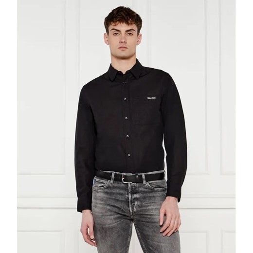 Calvin Klein Jeans Lniana koszula | Regular Fit ze sklepu Gomez Fashion Store w kategorii Koszule męskie - zdjęcie 184531149