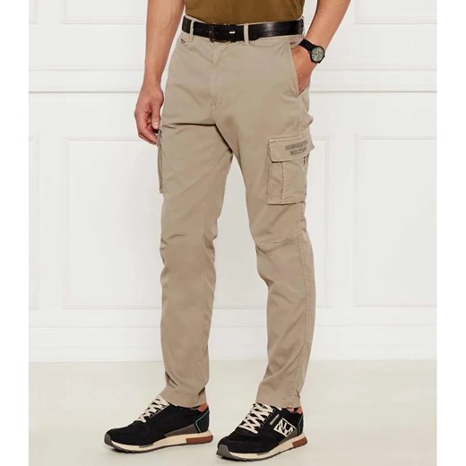 Aeronautica Militare Spodnie cargo | Slim Fit ze sklepu Gomez Fashion Store w kategorii Spodnie męskie - zdjęcie 184531175