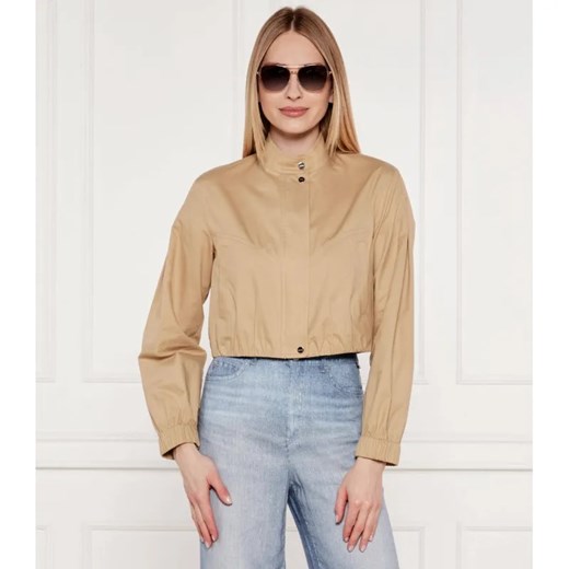 Marc Cain Kurtka | Cropped Fit | z dodatkiem jedwabiu Marc Cain 34 Gomez Fashion Store promocyjna cena