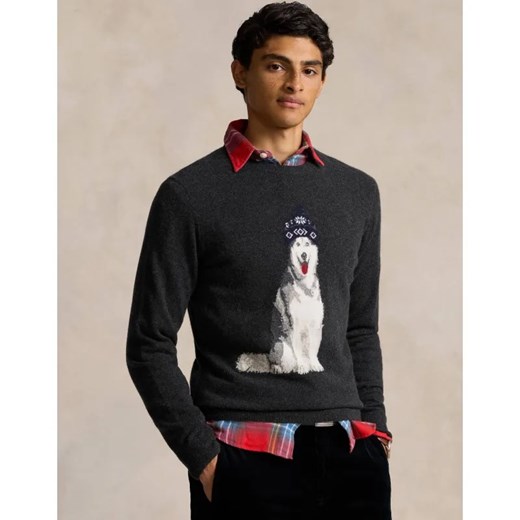 POLO RALPH LAUREN Kaszmirowy sweter | Regular Fit ze sklepu Gomez Fashion Store w kategorii Swetry męskie - zdjęcie 184531279