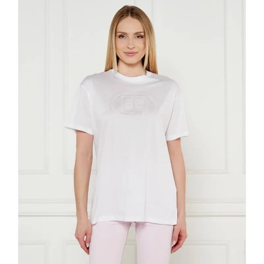 Elisabetta Franchi T-shirt | Regular Fit ze sklepu Gomez Fashion Store w kategorii Bluzki damskie - zdjęcie 184531456