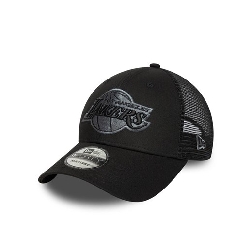 Czapka z daszkiem New Era LA Lakers NBA Black 9FORTY 60667432 Czarny ze sklepu eobuwie.pl w kategorii Czapki z daszkiem damskie - zdjęcie 184532239
