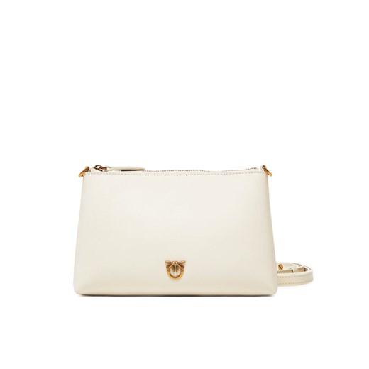 Torebka PINKO Flat Horizontal Mini PE 25 PCPL 104277 A0F1 Biały ze sklepu eobuwie.pl w kategorii Listonoszki - zdjęcie 184532265