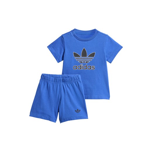 adidas Komplet t-shirt i spodenki Big Logo Execution KA2652 Niebieski Regular Fit ze sklepu MODIVO w kategorii Komplety niemowlęce - zdjęcie 184532968