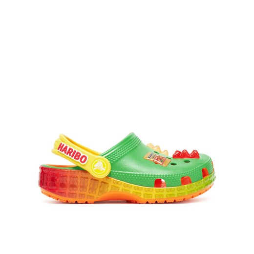 Crocs Klapki Classic Haribo 211145 Zielony ze sklepu MODIVO w kategorii Klapki dziecięce - zdjęcie 184532996
