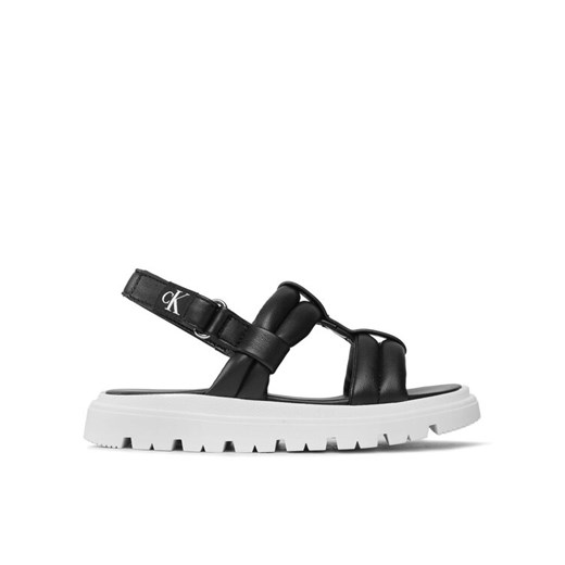 Calvin Klein Jeans Sandały Sandal V4A2-80514-1614 Czarny ze sklepu MODIVO w kategorii Sandały dziecięce - zdjęcie 184533008