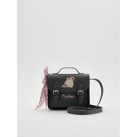 Reserved - Torebka listonoszka Pusheen - ciemnoszary ze sklepu Reserved w kategorii Listonoszki - zdjęcie 184533965