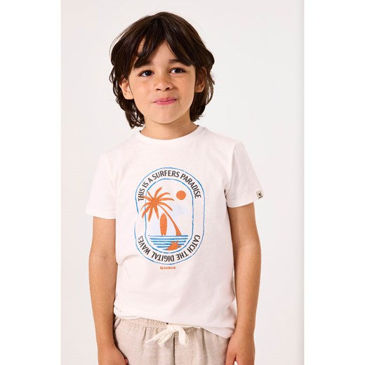 Garcia Koszulka w kolorze białym ze sklepu Limango Polska w kategorii T-shirty chłopięce - zdjęcie 184534387