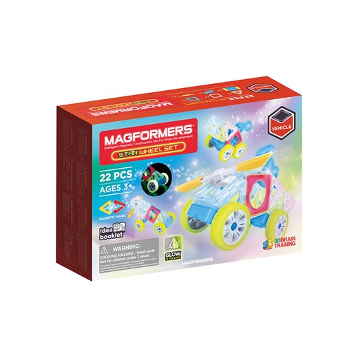 MAGFORMERS Zestaw konstrukcyjny &quot;Megaformers Star Wheel Set&quot; - 3+ ze sklepu Limango Polska w kategorii Zabawki - zdjęcie 184534567