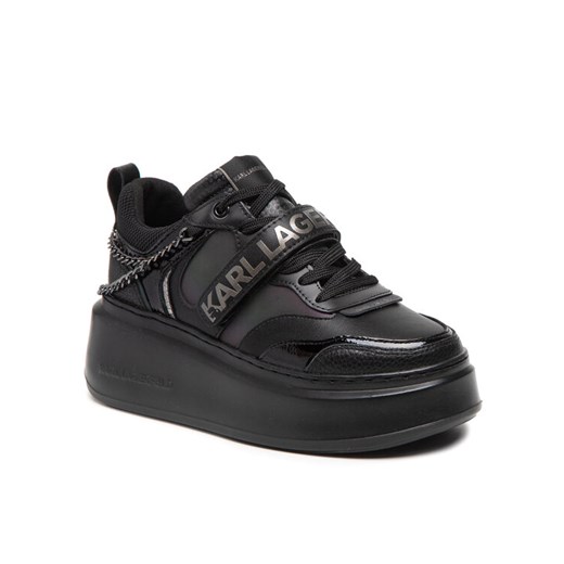 Sneakersy KARL LAGERFELD KL63540 Czarny ze sklepu eobuwie.pl w kategorii Buty sportowe damskie - zdjęcie 184534795